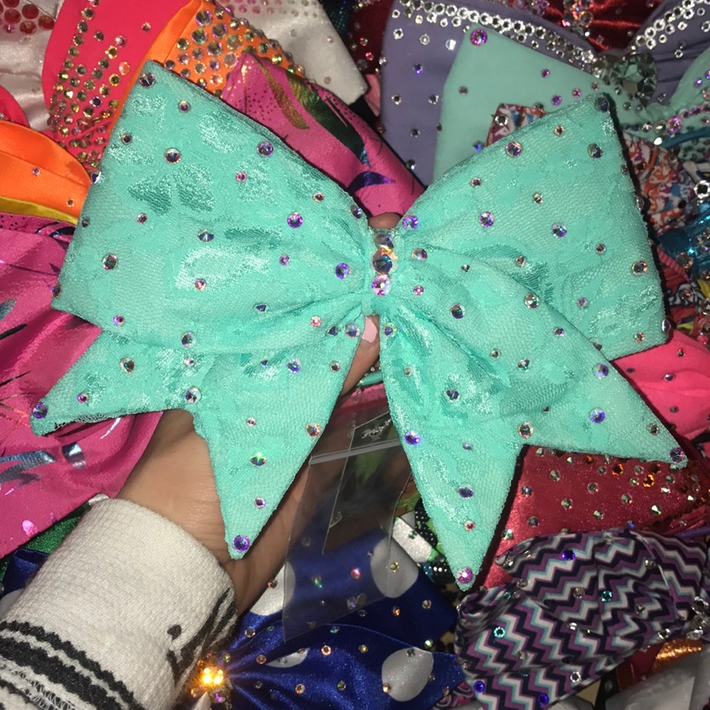 Mint Lace Vegas Bows✨